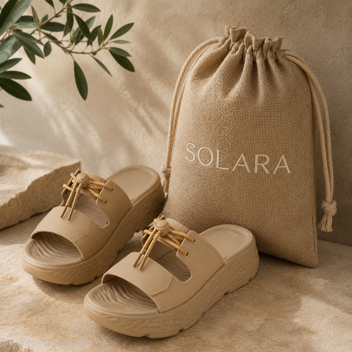 SOLARA Platform Summer — Beige Sand